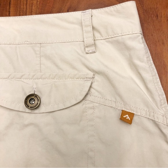 Black Mountain Cream Beige Earthy Minimalist A Line Mini Skirt. - Picture 6 of 16